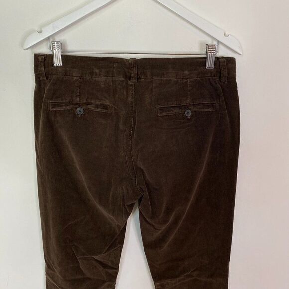 Vince Dark Brown Skinny Leg Corduroy Pants - Picture 4 of 7